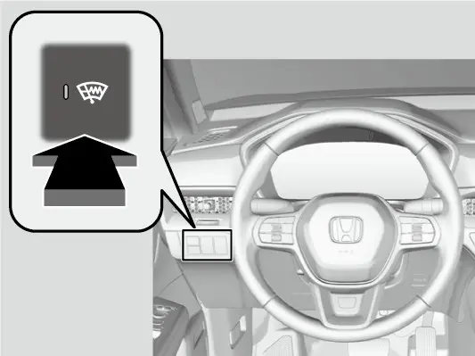 Heated windshield קנעפל: נאר קאנאדישע מאדעלן, נישט אינעם אמעריקאנער EX.