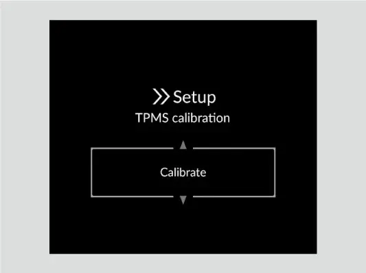 נאכדעם וואס Calibration started ערשיינט, ענדיגט זיך דער פראצעס אליין בשעת געווענליכן פארן.